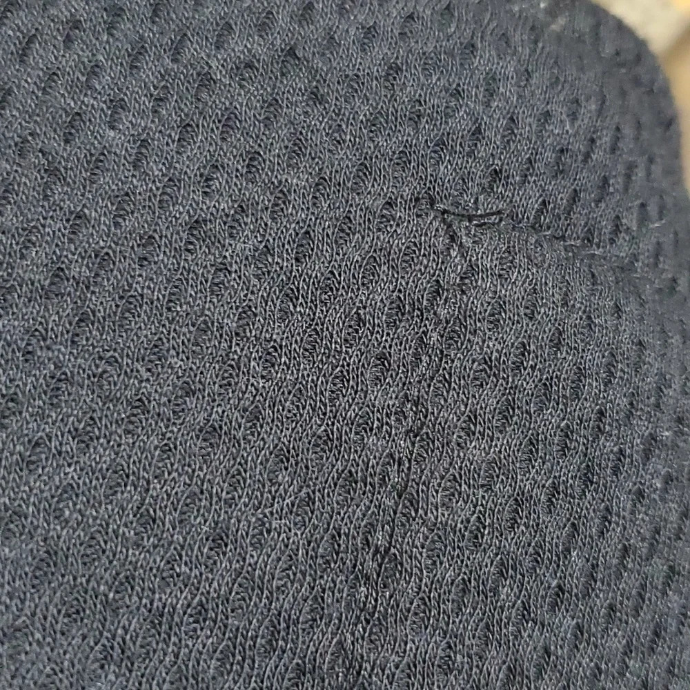 Coleman waffle knit sherpa lined pullover front pocket shirt NWT black - Picture 5 of 9